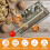 Nut Cracker for Almond Hazelnut Chestnut, Stainless Steel Nut Opener Nutcracker Tool Pecan Cracker Walnut Cracker Plier 1
