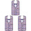 3Pcs Elder Eating Bib Reusable Waterproof Adjustable Adult Bib 3