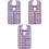 3Pcs Elder Eating Bib Reusable Waterproof Adjustable Adult Bib 4