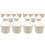 18Pièces Bouchons En Caoutchouc Beige Polyvalents Pour Bouteilles 2