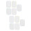 10Pcs Practical Ironing Cover Polyester Heat Resistant Ironing Mat 8