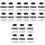 9Packs Black Graduation Party Confetti for Table Decor 3