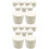 18Pièces Bouchons En Caoutchouc Beige Polyvalents Pour Bouteilles 5