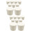 18Pièces Bouchons En Caoutchouc Beige Polyvalents Pour Bouteilles 7