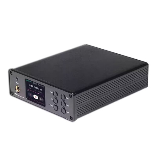 DA10 USB Decoder Dual-Core ES9038 DSD512  5.1 HIFI Audiophile DAC Earphone Amplifier 6.5mm Jack Black