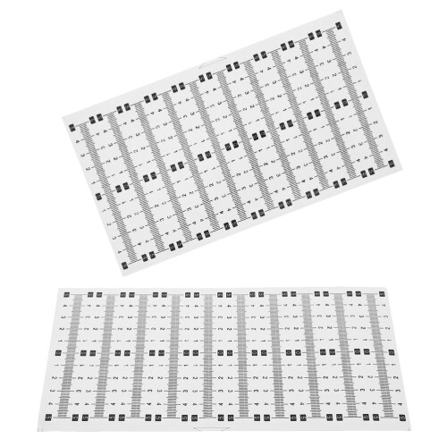 8Sets Durable PVC Stick Ruler Tape Measure for Drafting and Woodwork 1