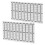 8Sets Durable PVC Stick Ruler Tape Measure for Drafting and Woodwork 3