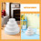 8Pcs Round White Foam Cake Dummies for Cake Craft and Bakery Prop Use 6