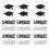 9Packs Black Graduation Party Confetti for Table Decor 11
