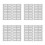 8Sets Durable PVC Stick Ruler Tape Measure for Drafting and Woodwork 8