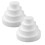8Pcs Round White Foam Cake Dummies for Cake Craft and Bakery Prop Use 7