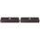 2Pcs Compact Black Harmonica Travel Open Protective Box 2