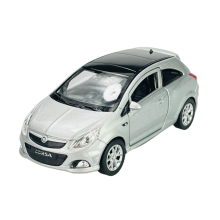 WELLY OPEL VAUXHALL CORSA OPC SILVER 1:34 NEW CAR