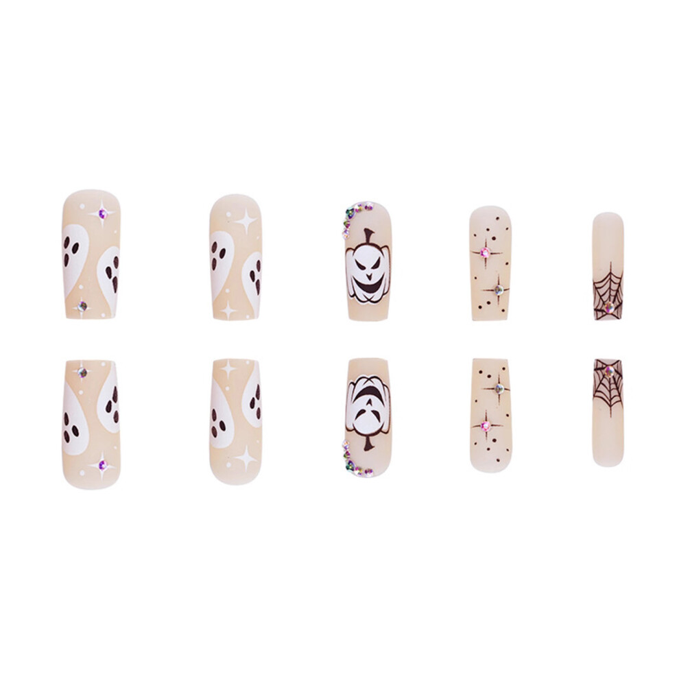 Dachuang Beauty 24Pcs Halloween Ghost Press-On Nails For Diy