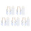 50Pcs Pottery Wire Cutter Set with Steel Wire Multi Use DIY Clay Tools 4