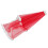 3Pcs Red Bridal Veils Short Tulle Double Layer with Soft Plush Edges 2