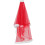 3Pcs Red Bridal Veils Short Tulle Double Layer with Soft Plush Edges 3
