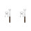 2Sets Adjustable Telescopic Pool Cue Extender Silver for Billiard Play 7