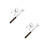 2Sets Adjustable Telescopic Pool Cue Extender Silver for Billiard Play 10