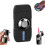 (Black)Smart Voice Control Windproof Lighter - Metal Spinning Fidget Lighter with LED Lights, 4 Ignition Modes Refillable Lighter Gift for Men 1