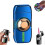 (Blue) Smart Voice Control Windproof Lighter - Metal Spinning Fidget Lighter with LED Lights, 4 Ignition Modes Refillable Lighter Gift for Men 1
