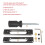 Universal PEI Printing Platform Plate Picking Handle for  P1 X1 A1 P2S H2D H2S H2C for  Black 3