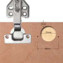 Concealed Hinge Drilling Jig Guide Hinge Hole Drilling Guide Carpenter Woodworking Tool Hole Opener Locator Door Cabinet