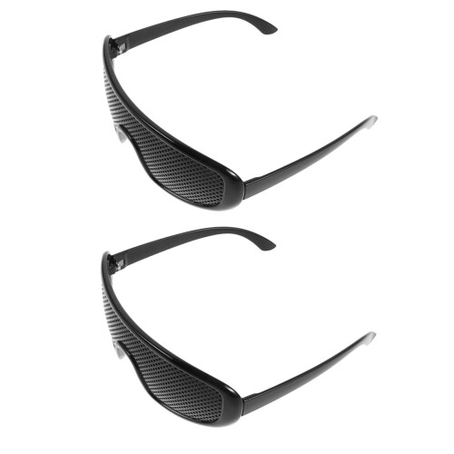 8Pcs Black Round Glasses Lightweight Trainer 2