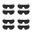 8Pcs Black Round Glasses Lightweight Trainer 6