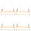 4Pcs Multi Wood Nylon Wall Hanging Shelves Boho Bead Storage Organizer 7