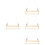 4Pcs Multi Wood Nylon Wall Hanging Shelves Boho Bead Storage Organizer 8