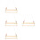 4Pcs Multi Wood Nylon Wall Hanging Shelves Boho Bead Storage Organizer 9