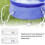 Pool Pump Hose White Polyethylene Leakproof Flexible for Swimming 6