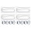 Pool Pump Hose White Polyethylene Leakproof Flexible for Swimming 8