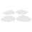 20Pcs Self-Adhesive Cloud Wall Mirrors White Acrylic Home Vanity Decor 2