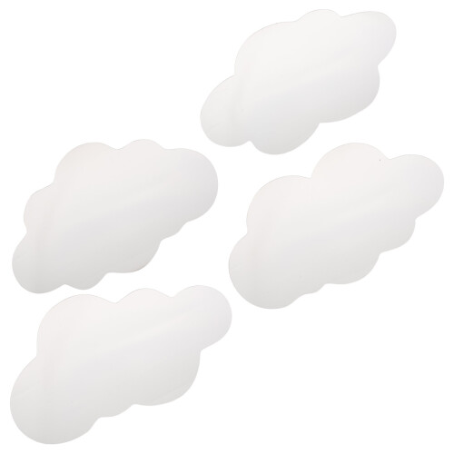 20Pcs Self-Adhesive Cloud Wall Mirrors White Acrylic Home Vanity Decor 2