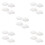 20Pcs Self-Adhesive Cloud Wall Mirrors White Acrylic Home Vanity Decor 4
