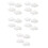 20Pcs Self-Adhesive Cloud Wall Mirrors White Acrylic Home Vanity Decor 6