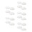 20Pcs Self-Adhesive Cloud Wall Mirrors White Acrylic Home Vanity Decor 7