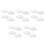 20Pcs Self-Adhesive Cloud Wall Mirrors White Acrylic Home Vanity Decor 10