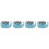 4Rouleaux Bordure Bleue Résistante Pour Décoration De Classe 5