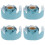 4Rouleaux Bordure Bleue Résistante Pour Décoration De Classe 6
