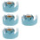 4Rouleaux Bordure Bleue Résistante Pour Décoration De Classe 8