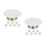 16Pcs White Iron Fire Sprinkler Head Protector Flat Cover Plates 9