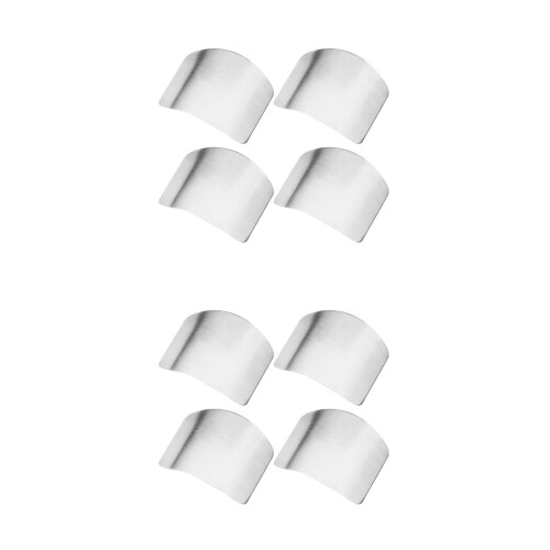 8Pcs Durable Stainless Steel Finger Protectors Perfect for Kitchen Use 1