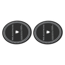 2 pièces Nab HUB entretoise de moyeu 82 mm en silicone bobine 0,8 mm noir
