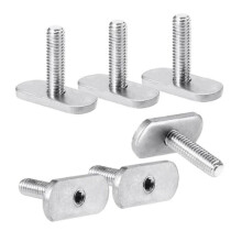 6 Stuks Rvs Kajak Glijbaan M6 Schroeven Sluiting Hardware voor Kajak Kano Boot Accessoires