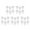 30Sets Reusable White Drain Seal Plug for Washer Hose and Sewer Drain 5