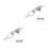 2Sets Silver Metal Toggle Buckles Secure Fasteners for Coat Cardigans 6