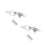 2Sets Silver Metal Toggle Buckles Secure Fasteners for Coat Cardigans 7